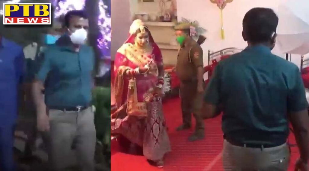 west tripura district magistrate raid two marriage halls and make people discomfort video viral on social media