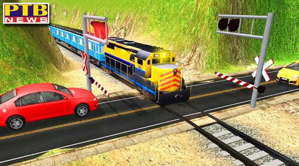car crashes into guru nankpura railway crossing jalandhar gate closed Jalandhar