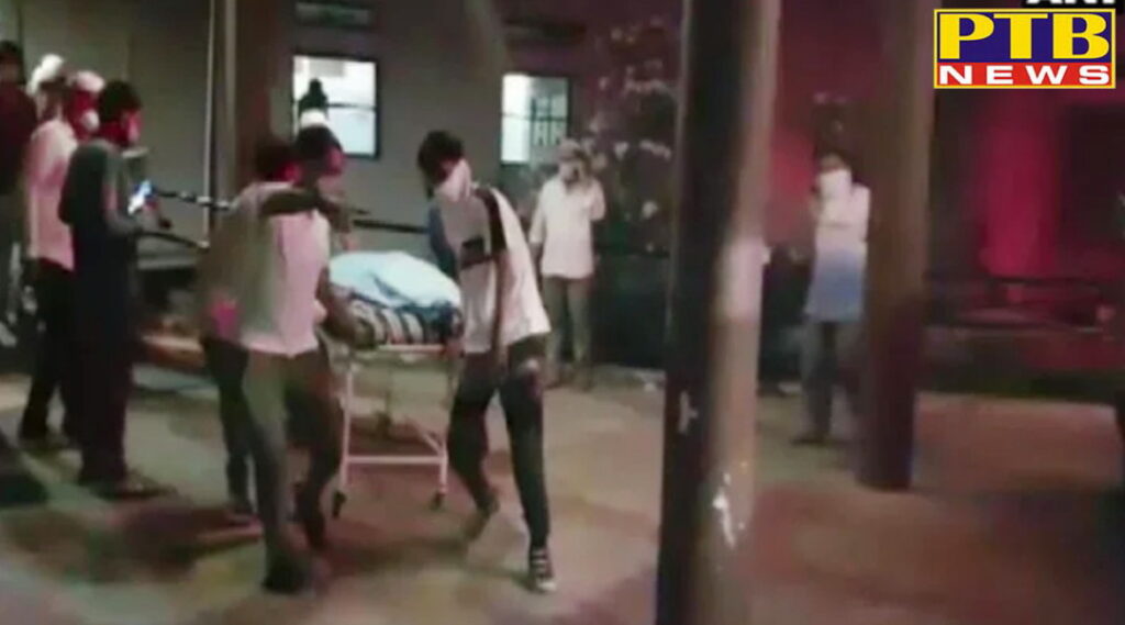 fire breaks out at a covid 19 care centre in bharuch Gujrat