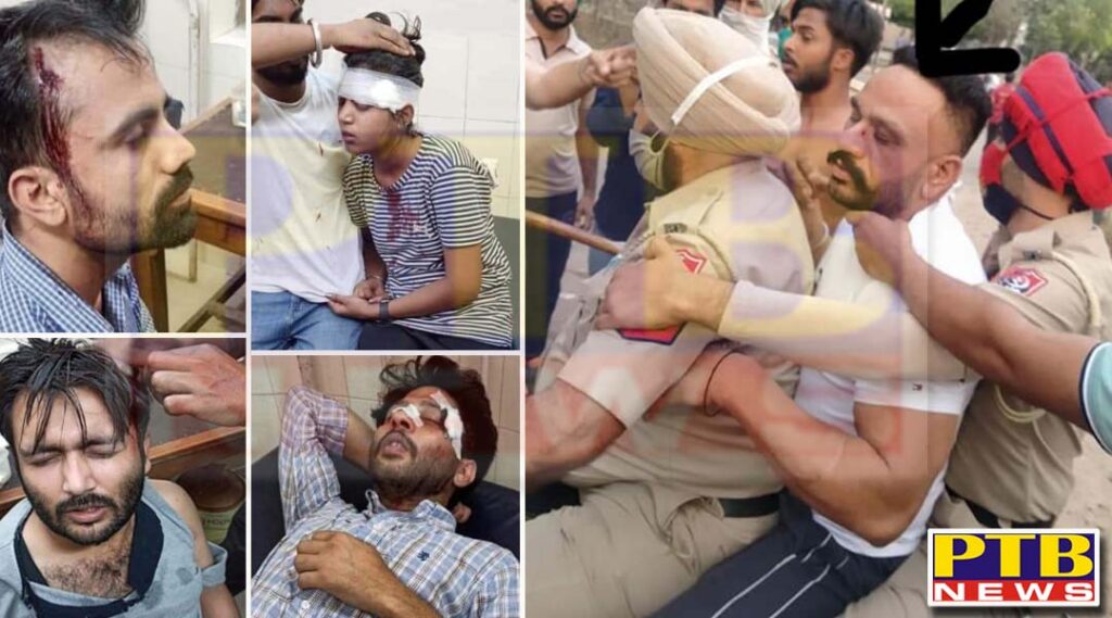 Goons attacked assassins on students of Punjabi University Patiala 9 students got serious injuries one arrest Punjab
