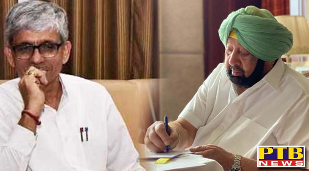 Captain Amarinder Singh CM Punjab expresses deep grief over the death of father-in-law of Chief Principal Secretary Suresh Kumar