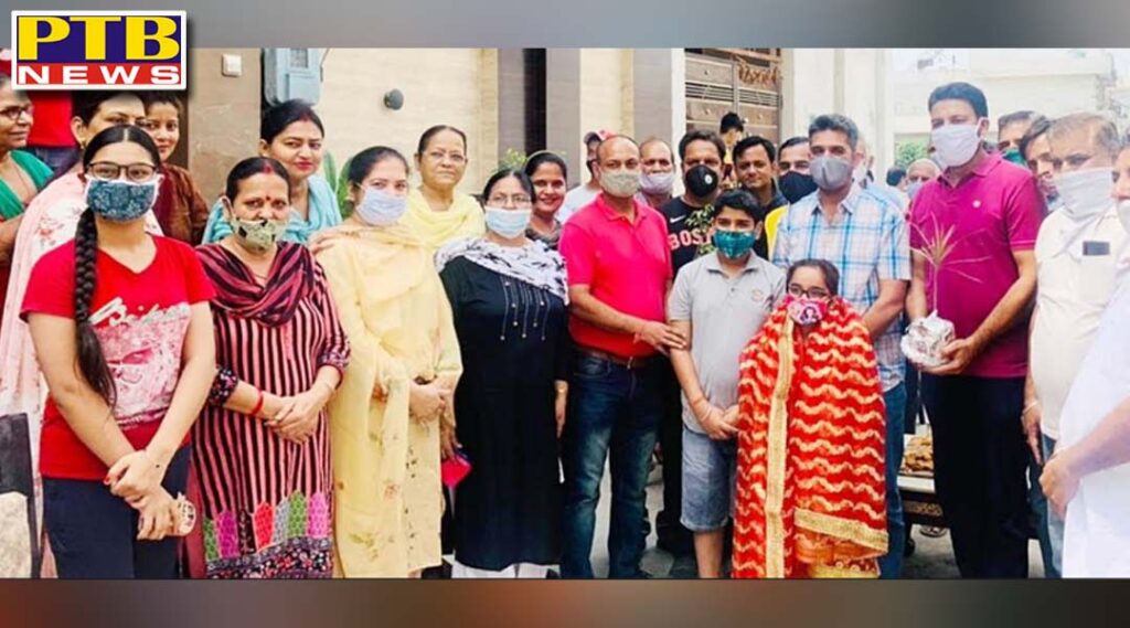 Residents of Vinay Nagar in ward number 58 of North Malka expressed their gratitude to MLA Bawa Henry Jalandhar