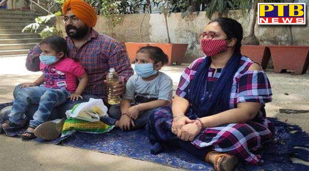shopkeeper Auto Parts tried to commit self immolation along with family outside ludhiana police Commissioner office Punjab