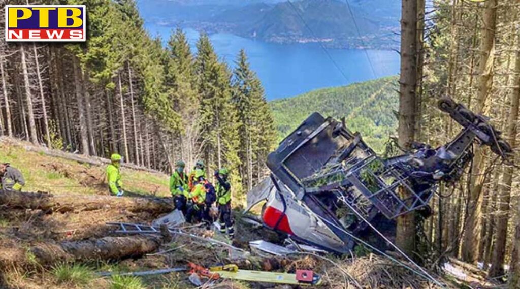 cable car crashed to ground in italy traumatic death of 13 people