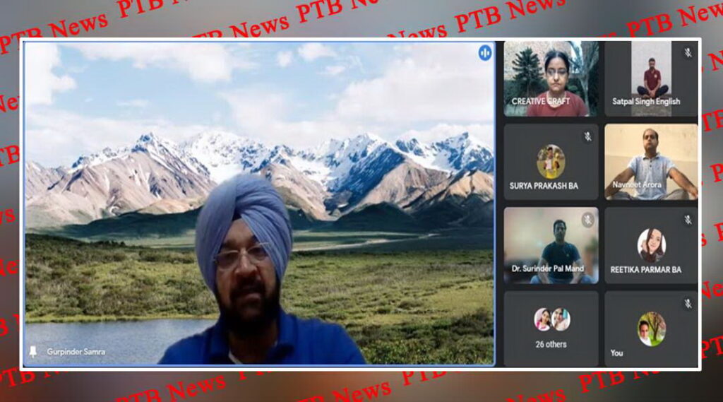 International Yoga Day celebrated by Lyallpur Khalsa College College Principal Dr. Gurpinder Singh Samra said that yoga practice is part of our society and civilization from the very beginning