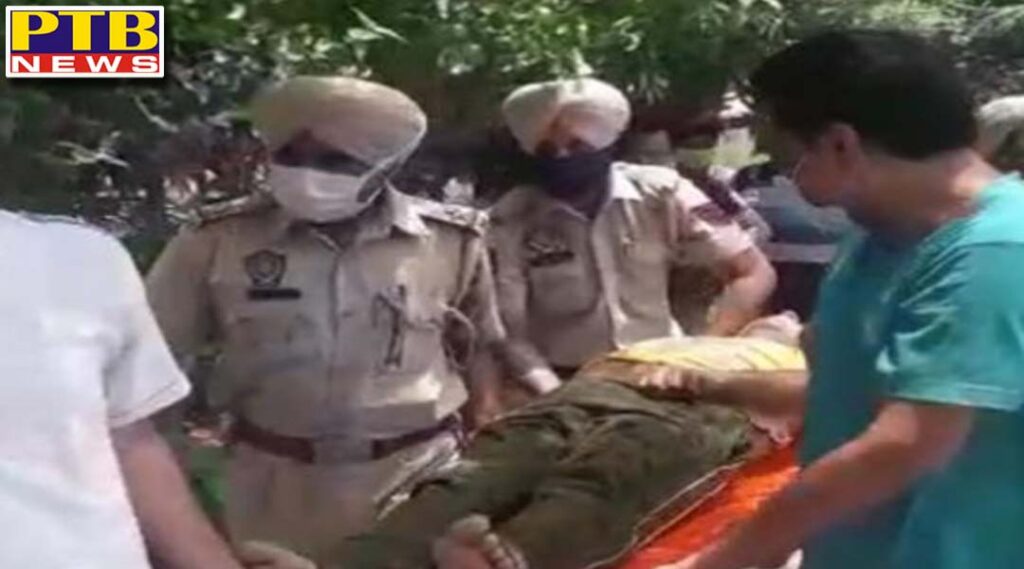 young man hanging from a noose on a tree in jalandhar people saved and handed them over to the police Jalandhar Punjab