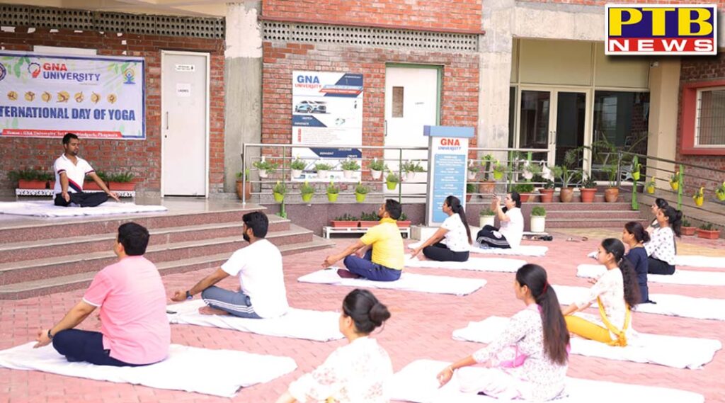 GNA University celebrated International Yoga Day 2021 Phagwara