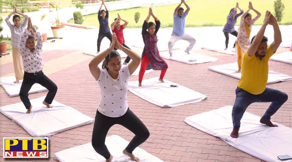 GNA University celebrated International Yoga Day 2021 Phagwara
