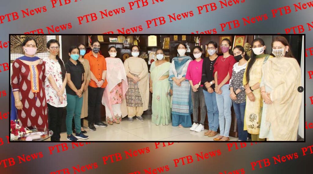 Students of B.Sc. Sem V got University positions