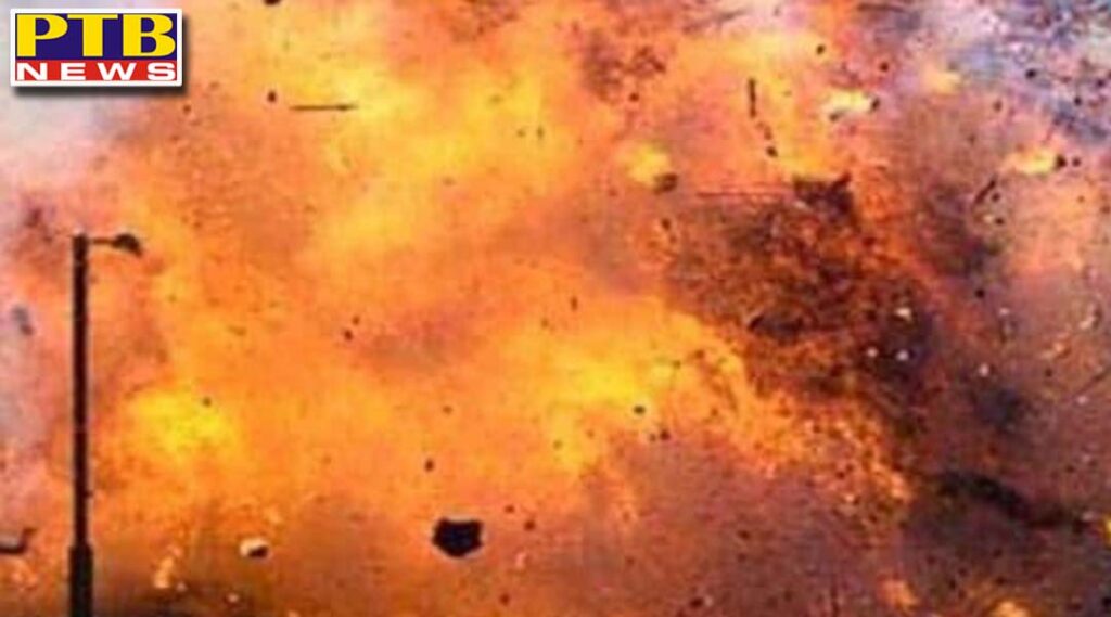2 cylinders burst in a dhaba near jallianwala bagh fierce fire Amritsar Punjab