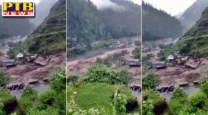 himachal pradesh lahaul 2 dead or 7 missing after cloud burst 4 national highway closed due to flood havy rain Shimla