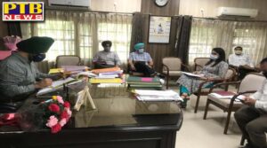ADC (General) held a meeting with the polling registration officers To take stock of the progress of the ongoing urgent and time bound works related to the election / voter list Jalandhar