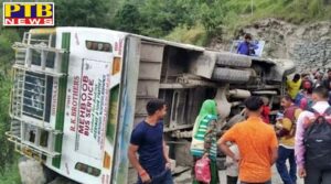 himachal pradesh chamba private bus accident in chamba five passengers injured