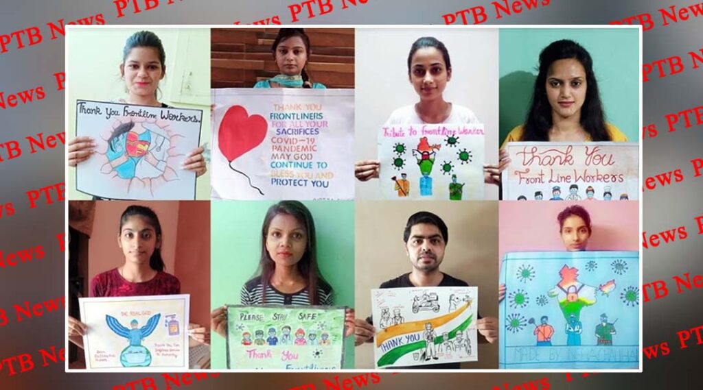 Students of St Soldier thanked to frontliners
