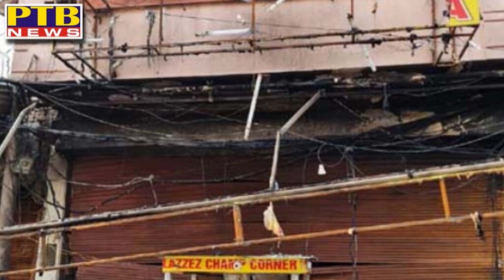 2 cylinders burst in a dhaba near jallianwala bagh fierce fire Amritsar Punjab