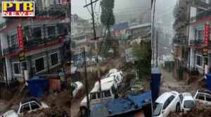 Cloud burst in dharamsala bhagsu many vehicles were swept away Himachal Pardesh