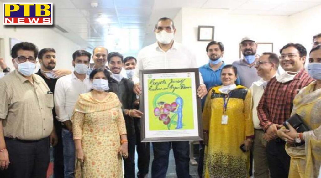 great khali birthday khali took organ donation oath at pgi chandigarh gave message to all people Jalandhar