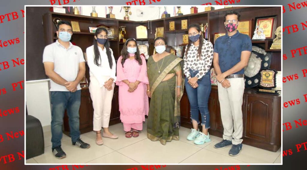 B.Voc (Web Technology and Multimedia) Sem - V students got University Positions