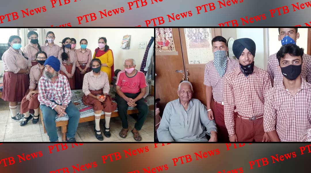 सीनियर सिटीजन होम के बुजुर्गों के साथ मनाया सीनियर सिटीजन डे, सेंट सोलजर के छात्रों नें बुजुर्गों को करवाया अपनेपन का एहसास,