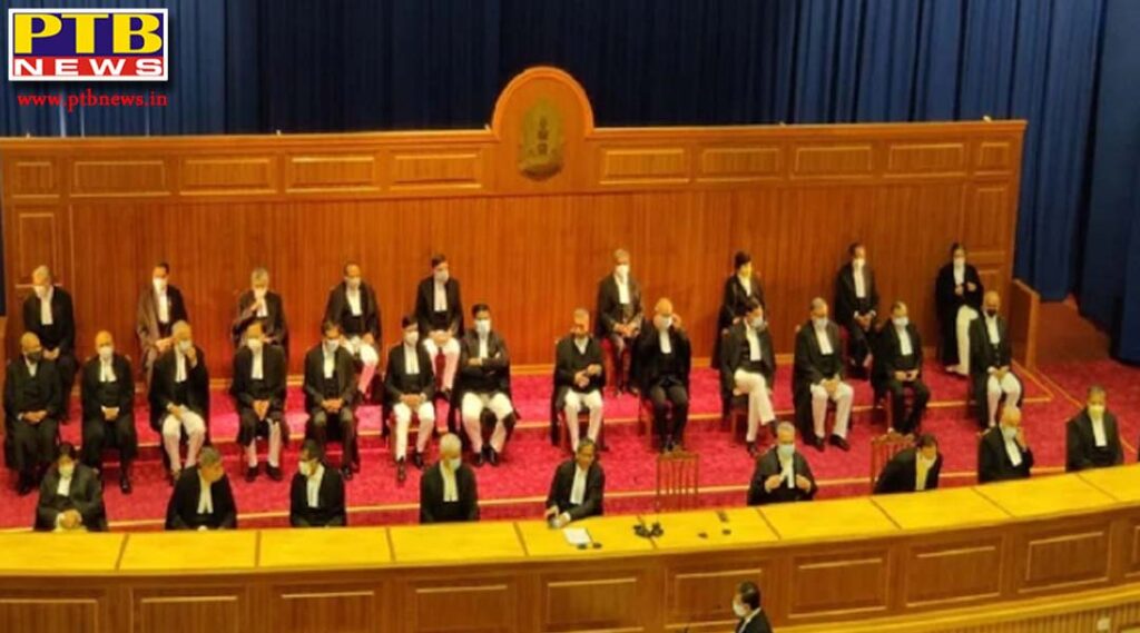 first time in the history of supreme court 9 judges took oath together telecast on doordarshan Live delhi PTB News