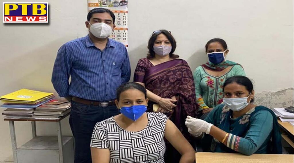 Third covid vaccine camp organised at Apeejay College of Fine Arts Jalandhar
