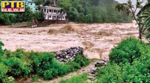 heavy devastation in uttarakhand clouds burst near dehradun rivers and streams all in spate more than 50 roads closed