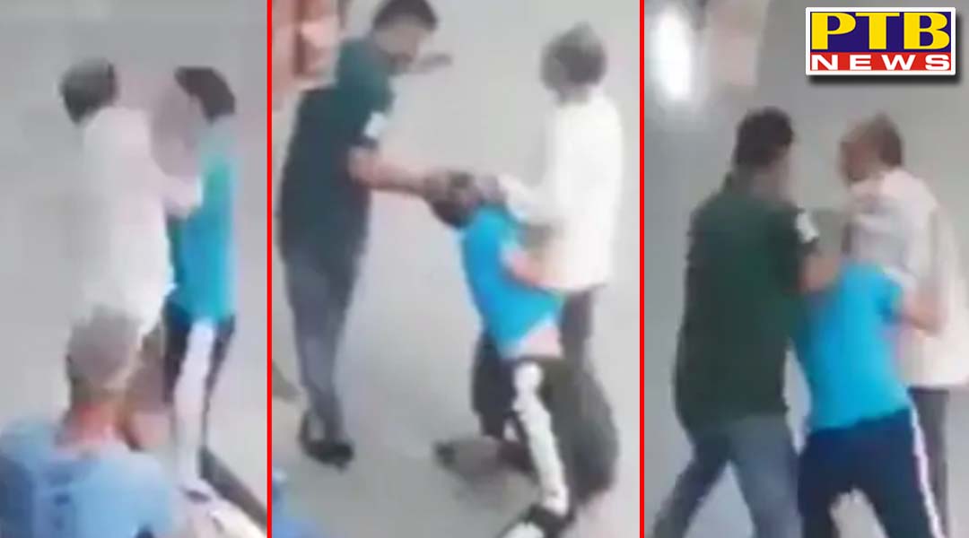 जालंधर में बाप-बेटे ने की सरेराह गुंडागर्दी, नाबालिग को बालों से पकड़कर घसीटा और पीटा,