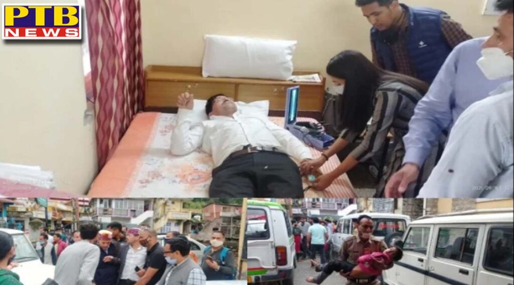 bjp mla arun shauri injured in road accident in banjar kullu