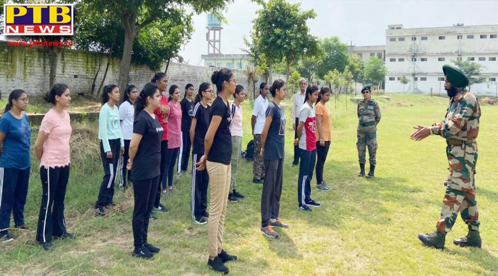 Approval of girl unit of NCC in St. Soldier's Law College Jalandhar