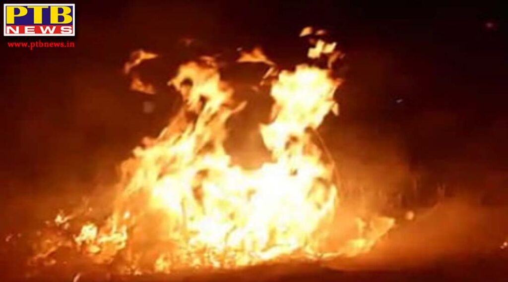 gas cylinder blast creates panic in nawansher punjab