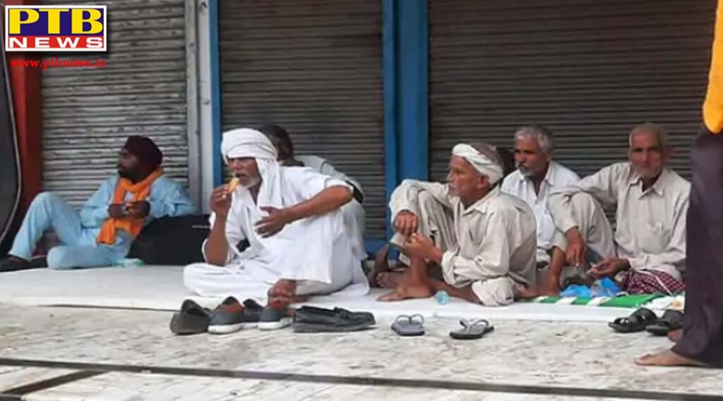 karnal news farmers protest in karnal against bastara toll lathicharge by police Haryana