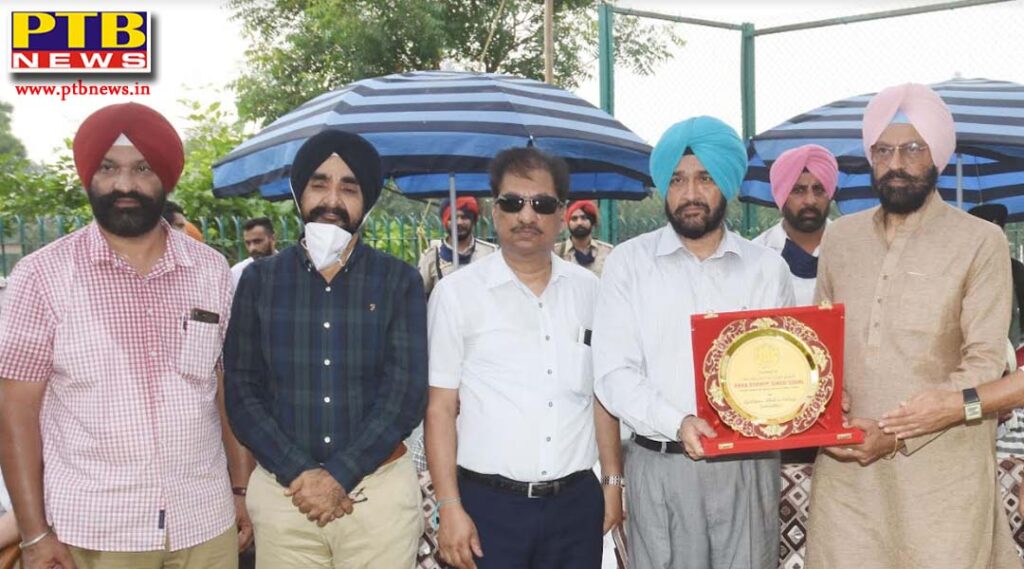 Hockey Astro Turf at Lyallpur Khalsa College was inaugurated by Cabinet Minister, Punjab Rana Gurmeet Singh Sodhi and Principal Dr. Gurpinder Singh Samra Jalandhar Punjab