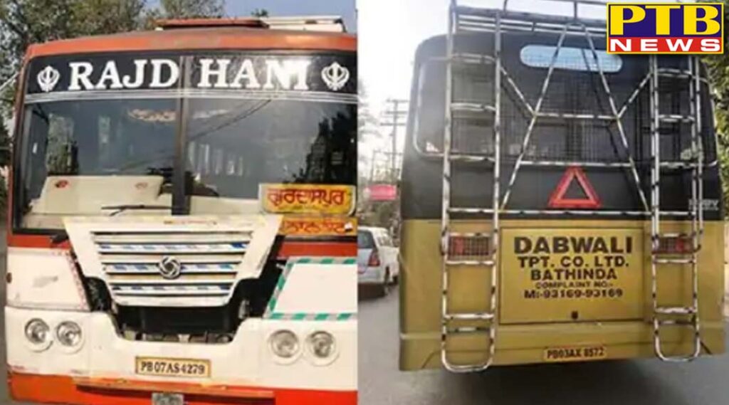 action on 8 buses in amritsar and 25 buses in gurdaspur that did not collect tax