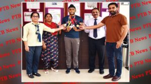 Harshan Singh, a Class 12 student of Cambridge International School, Dasuha, created a new record by securing the first position in the semi-finals of the National Open Championship.