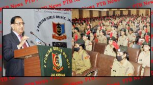 Major General (Retd.) G.G. Dwivedi’s inspiring word instils positivity in the minds of the NCC cadets during the 10 day Combined Annual Training Camp at KMV