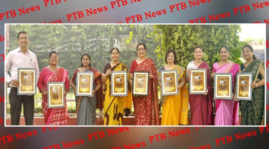 Prof. Dr. Atima Sharma Dwivedi, Principal, Kanya Maha Vidyalaya (Autonomous) awarded with Principal Par Excellence award by IIHM, New Delhi
