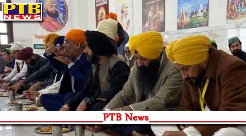 Many ministers reached Shri Kartarpur Sahib under the leadership of CM Charanjit Singh Channi, also ate Guru langar kartarpur