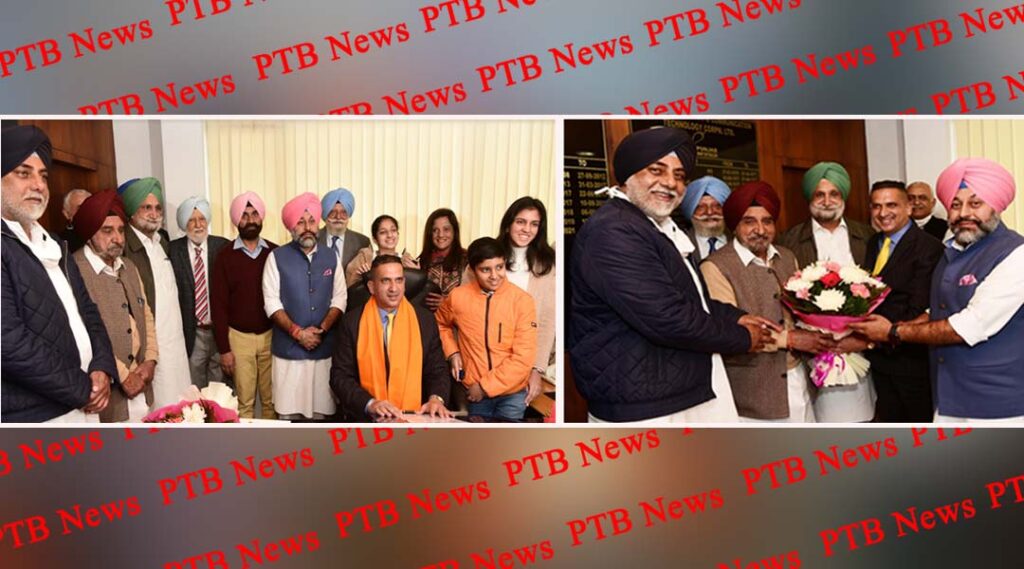 Harpreet Sandhu assumes charge of Chairman Punjab Infotech
