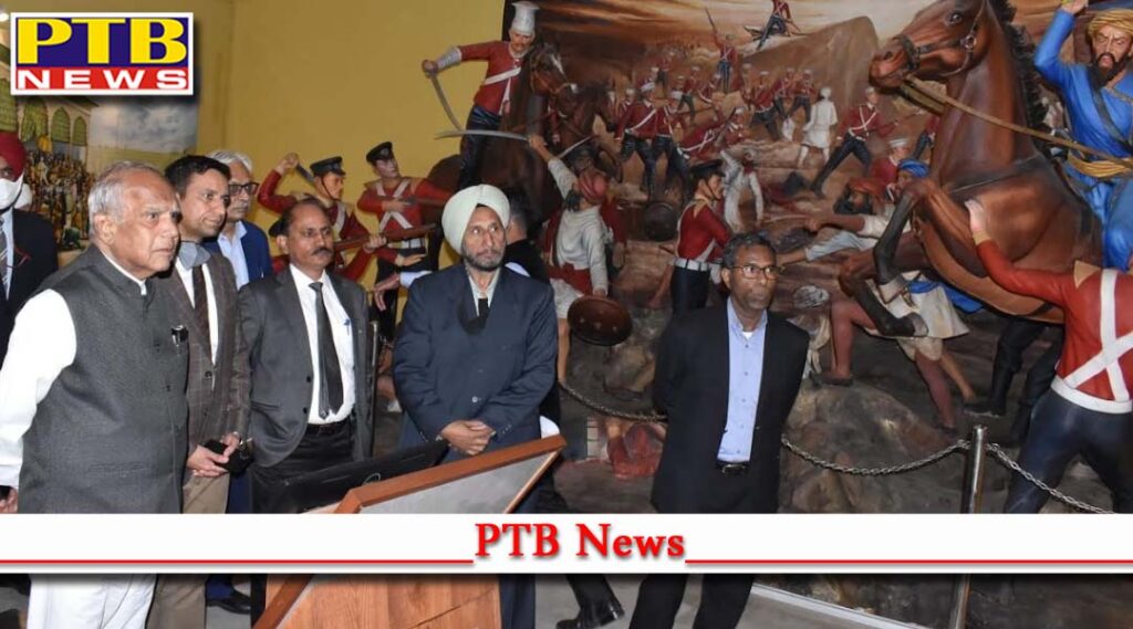 Punjab Governor Banwari Lal Purohit Visits Jang-e-Azadi Took Round of Galleries Showcasing Freedom Struggle Jalandhar Kartarpur punjab