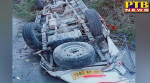A terrible road accident one killed, three injured police engaged in investigation