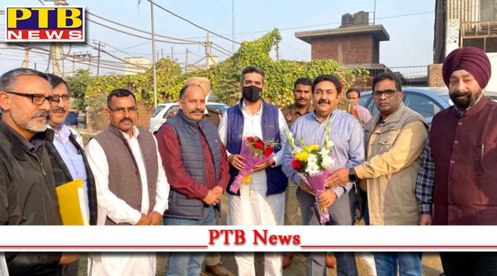 MLA Bawa Henry inspects the ongoing construction work of Sewage Treatment Plant Solving the sewerage problem will bring relief to the industrialists of Focal Point Punjab Jalandhar