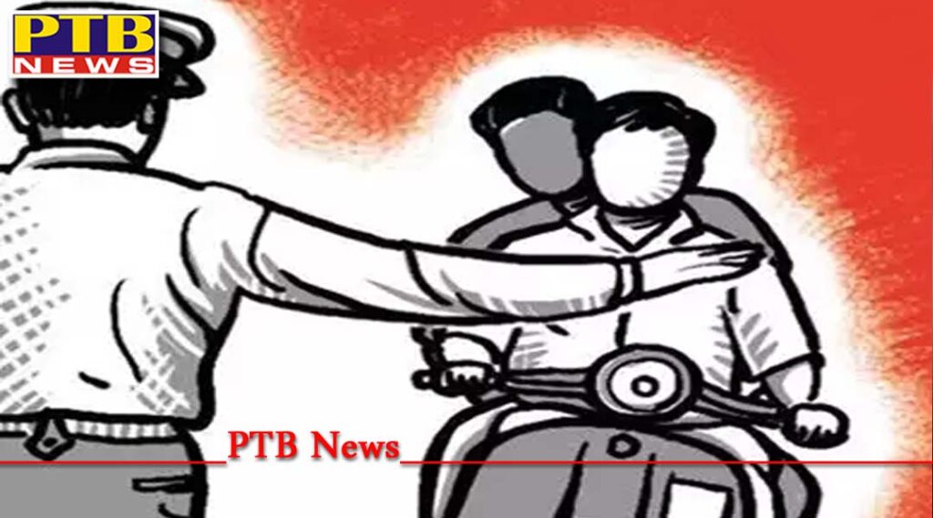 jalandhar traffic police to make people aware by giving flowers Punjab