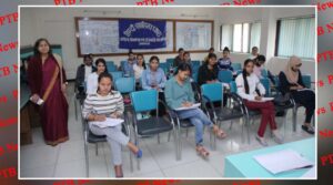 Organizing original writing competition on behalf of Hindi Sahitya Section of PCM SD College for Women, Jalandhar