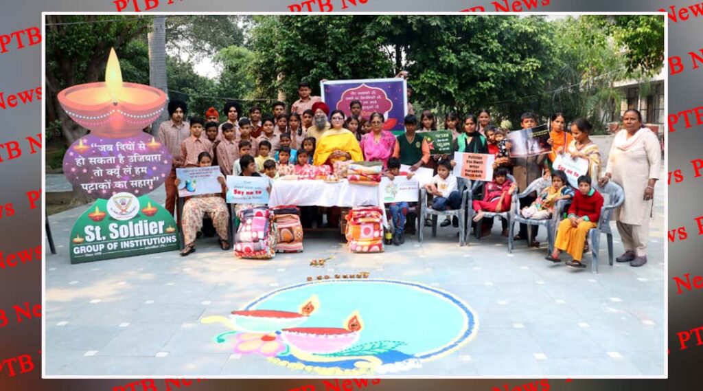 Diwali celebration with Children of Pinglaghar by St Soldier