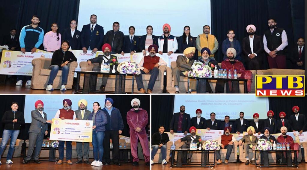 Sports Minister Pargat Singh distributed an amount of Rs 11.80 crore to the players and coaches
