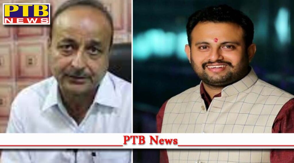 young bjp leader ashok sareen s sharp attack against mla rajinder beri Jalandhar Punjab Political News PTB Big Breaking News