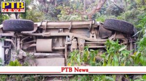 Punjab terrible accident near chintpurni temple shiv sena leader bulletproof vehicle