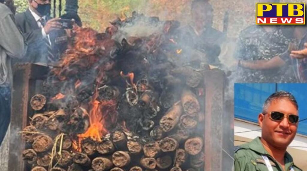 Group Captain Varun Singh on his last journey, cremated with military honors