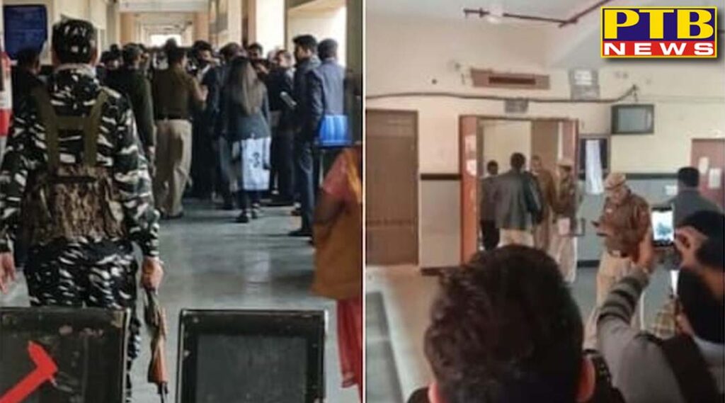explosion in room number 102 of delhi rohini court police increased security
