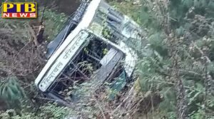hrtc bus falls into ditch in rohru many passengers injured